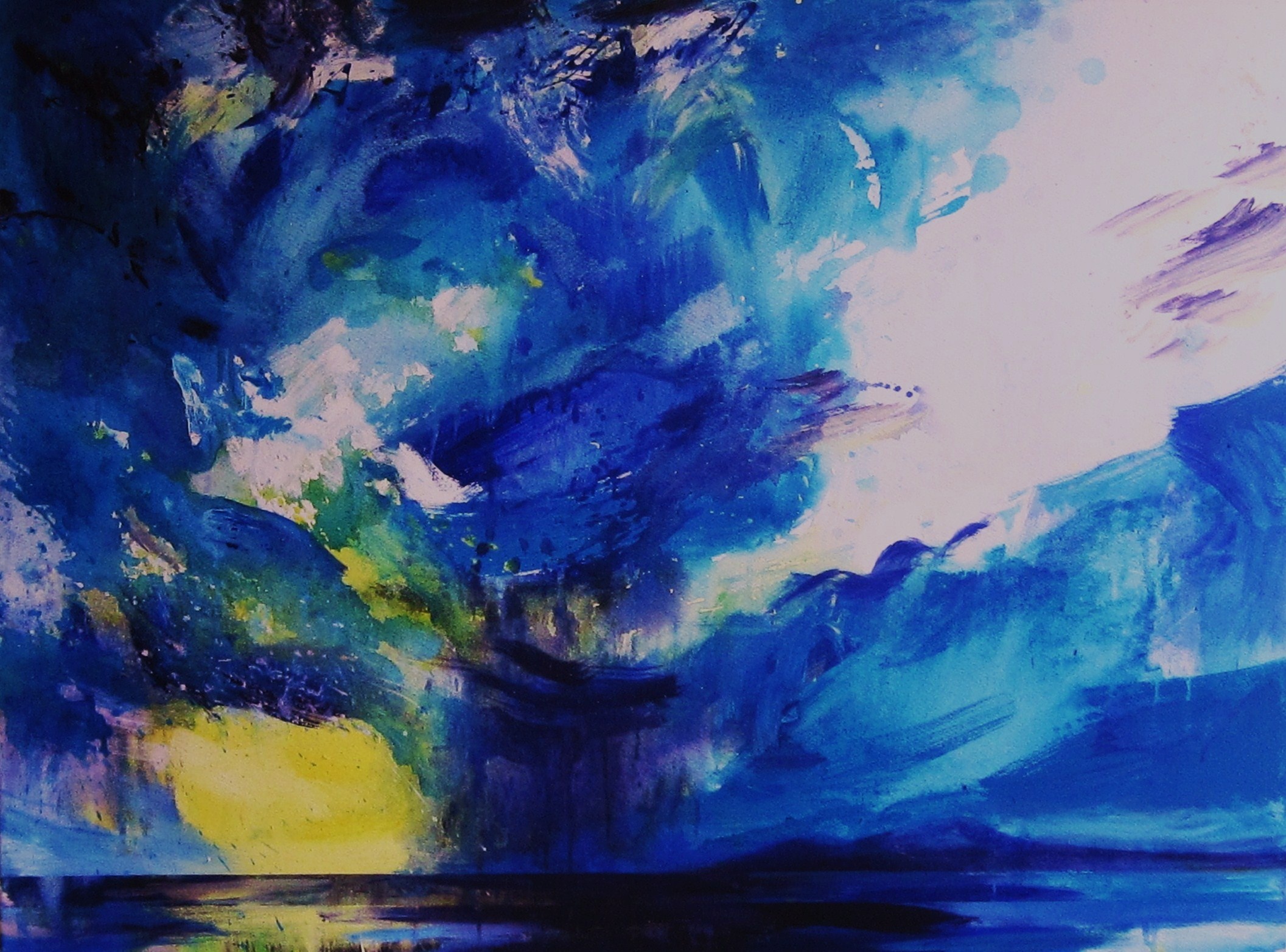 Sky over The Sound of Mull.76 by 102 cm..JPG
