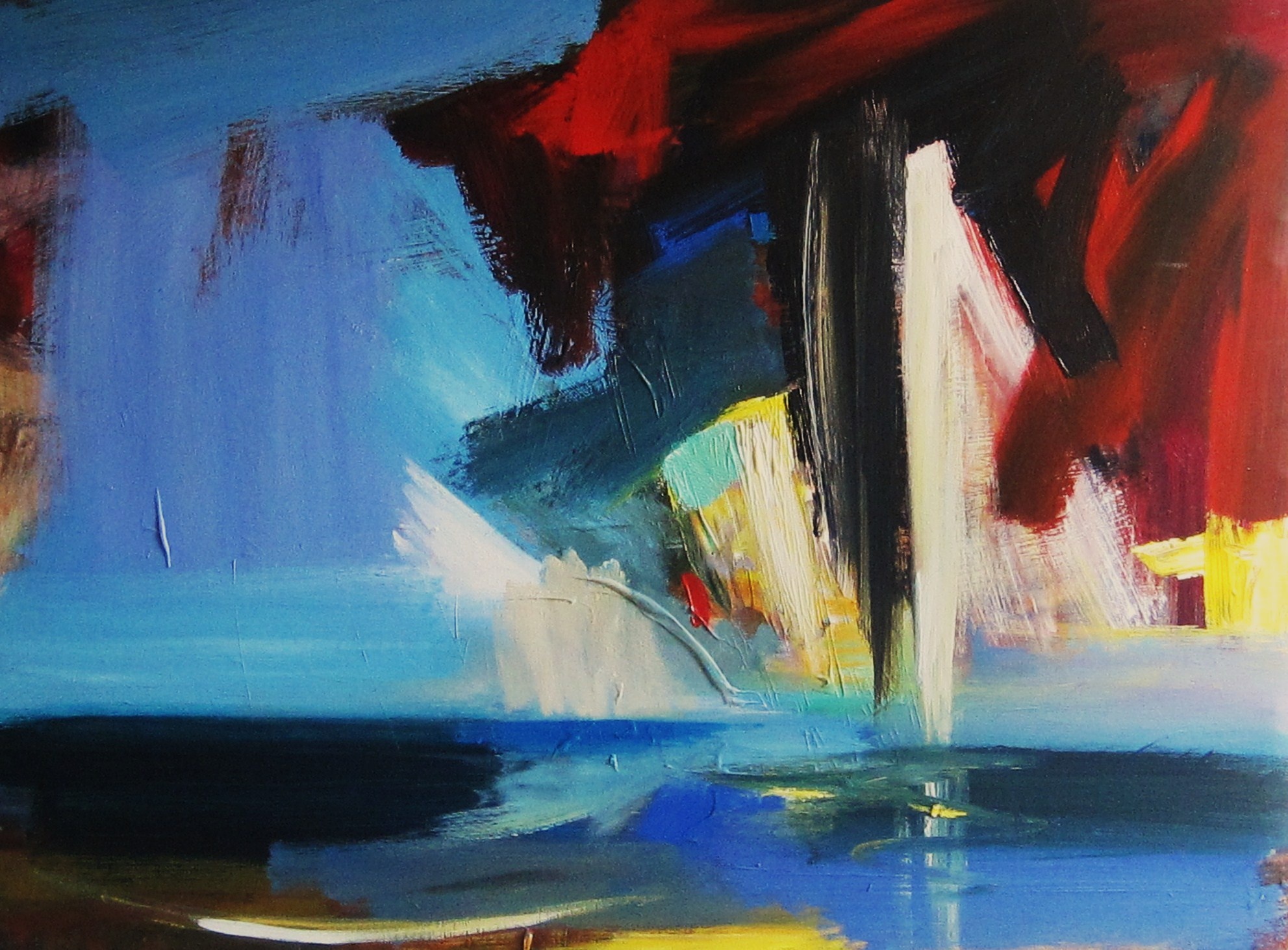 Light over east coast,70x60cm.JPG