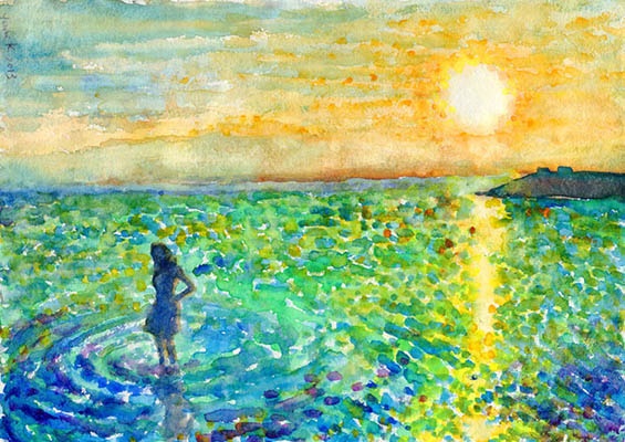 sunset across the bay_YUMI KUDO.jpg