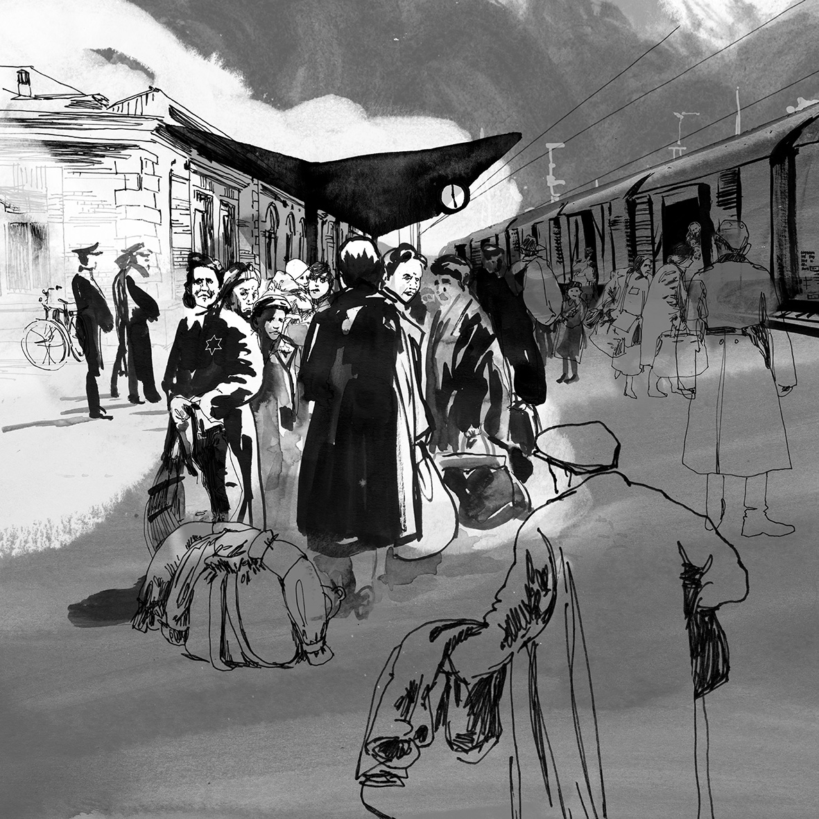 HOLOCAUST MEMORIAL /// murals